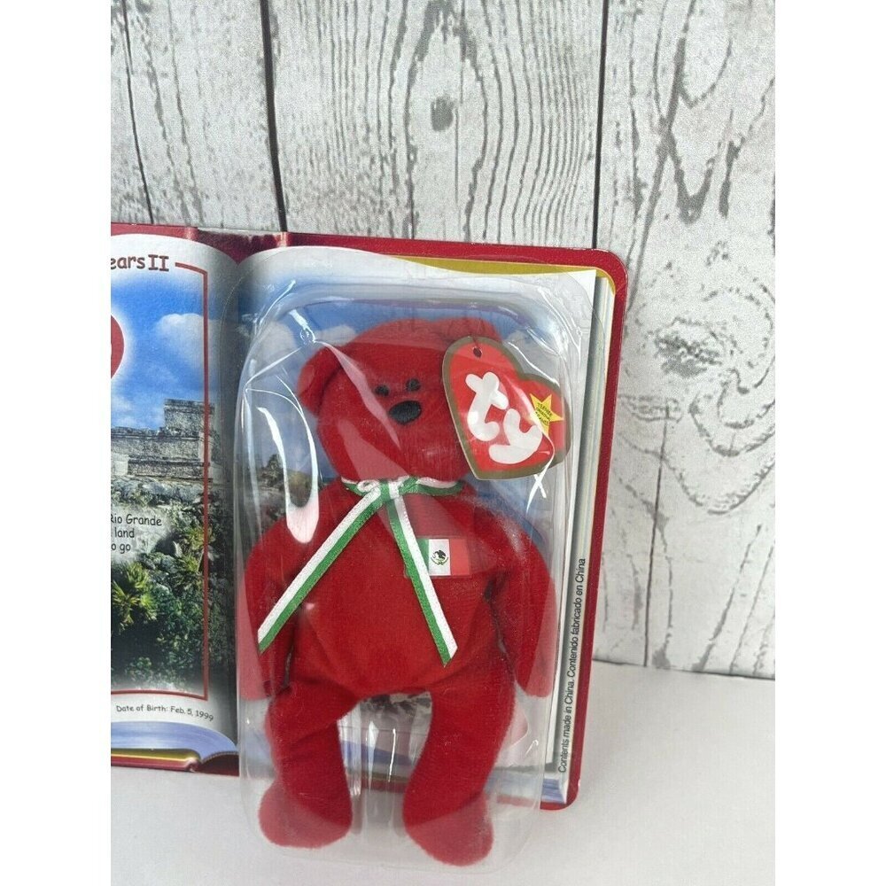 TY Teenie BEANIE BABIES "OSITO The BEAR" International 1999‎ Bears McDonalds New